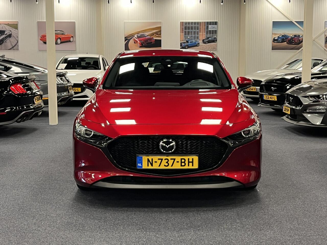Mazda 3 Hatchback 2.0 e-SkyActiv-G 122PK M Hybrid Comfort 18inch Adaptive Cruise Head Up Display Camera Trekhaak