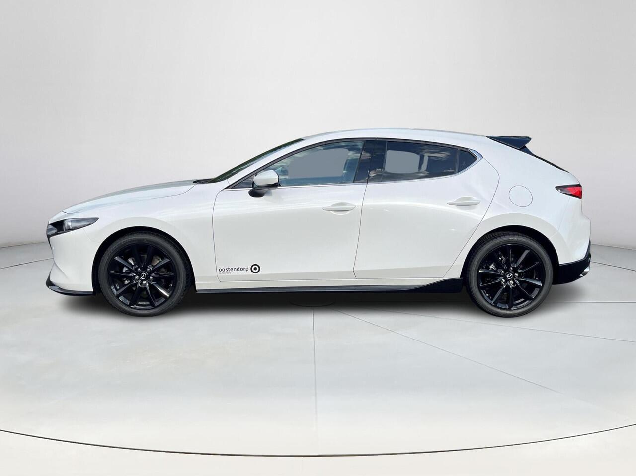 Mazda 3 2.0 e-SkyActiv-X M Hybrid 186 Takumi | Sport pakket | Sunroof Pack | Rood leder |