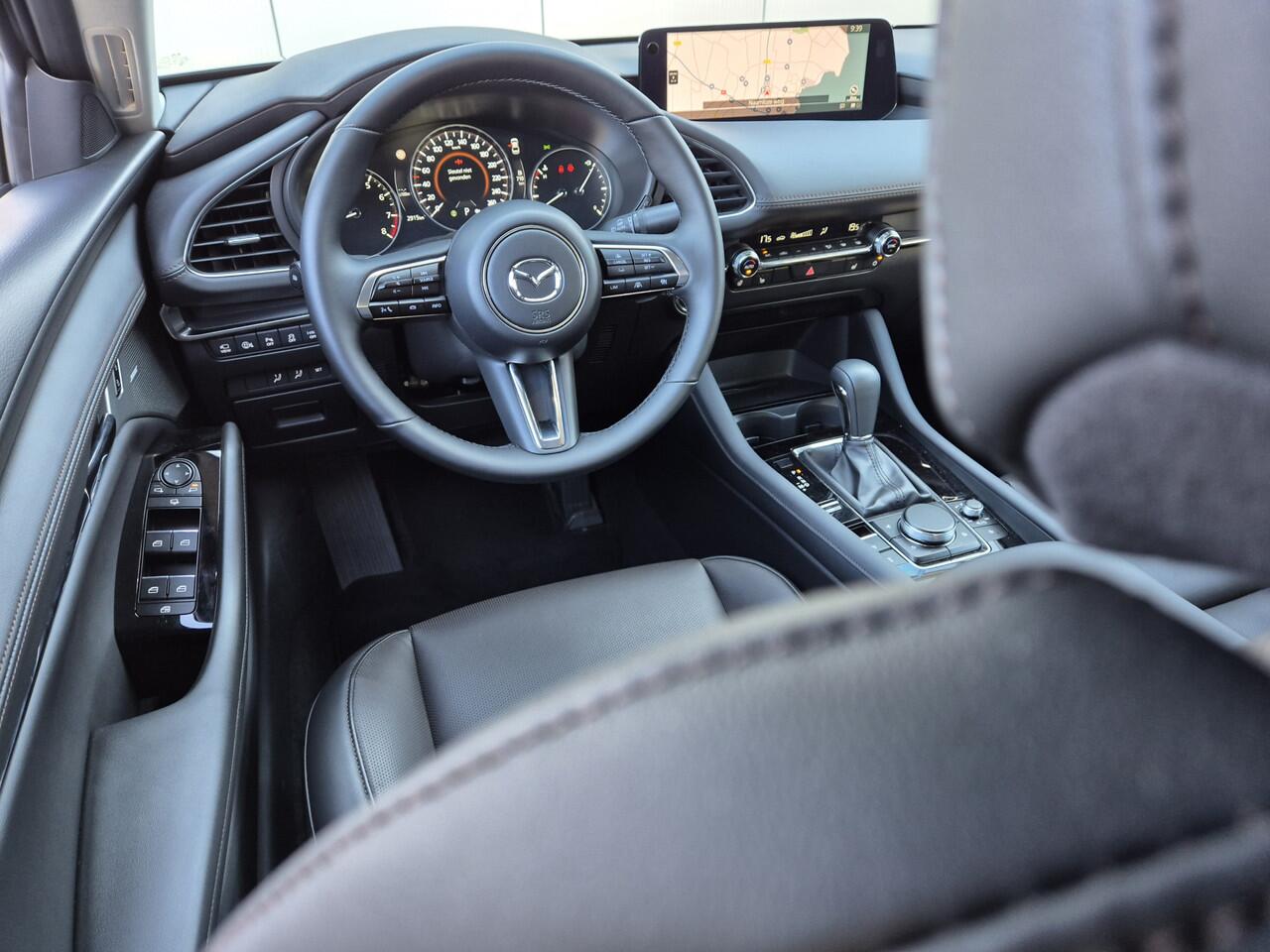 Mazda 3 2.0 e-SkyActiv-X M Hybrid 186 Takumi | AUTOMAAT | FULL BLACK PACK | 18-INCH LMV | BOSE | 360 CAMERA |