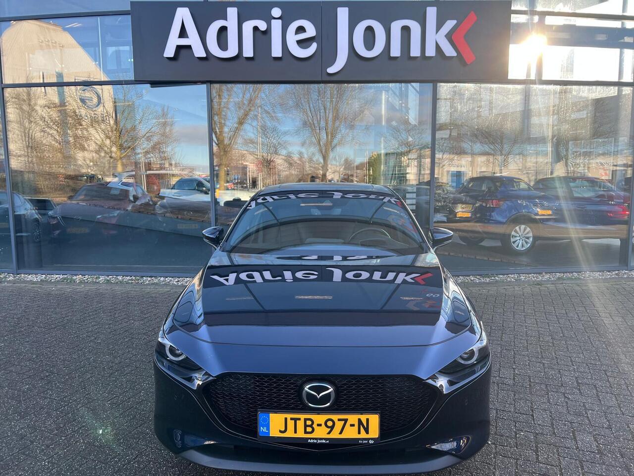 Mazda 3 2.0 e-SkyActiv-X M Hybrid 186 Luxury AUTOMAAT | i-ACTIVE PACK | SUNROOF | LEDER | Bose AUDIO | 360 CAMERA | ALTIJD DEALER ONDERHOUDEN |