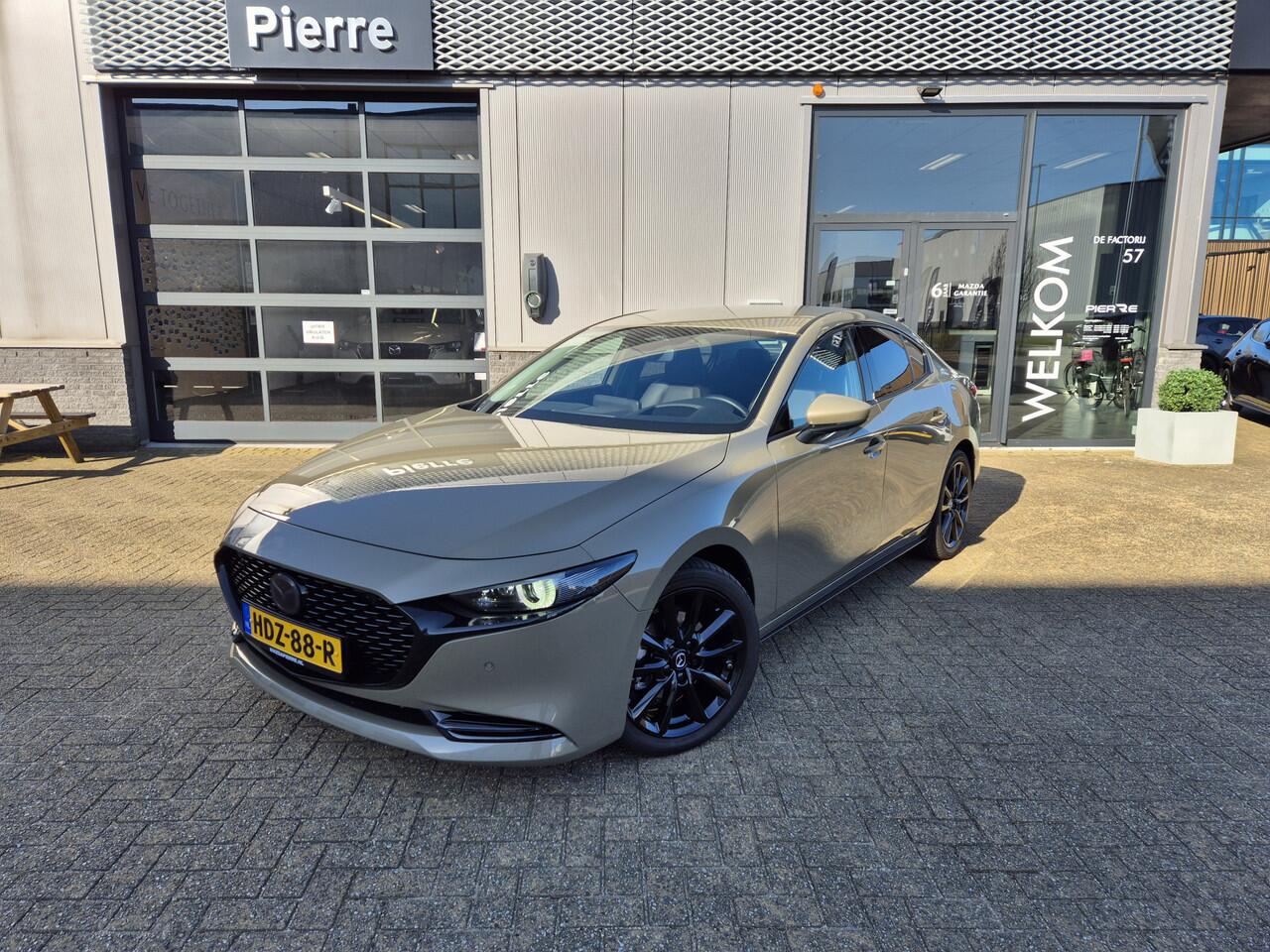 Mazda 3 2.0 e-SkyActiv-X M Hybrid 186 Takumi | AUTOMAAT | FULL BLACK PACK | 18-INCH LMV | BOSE | 360 CAMERA |