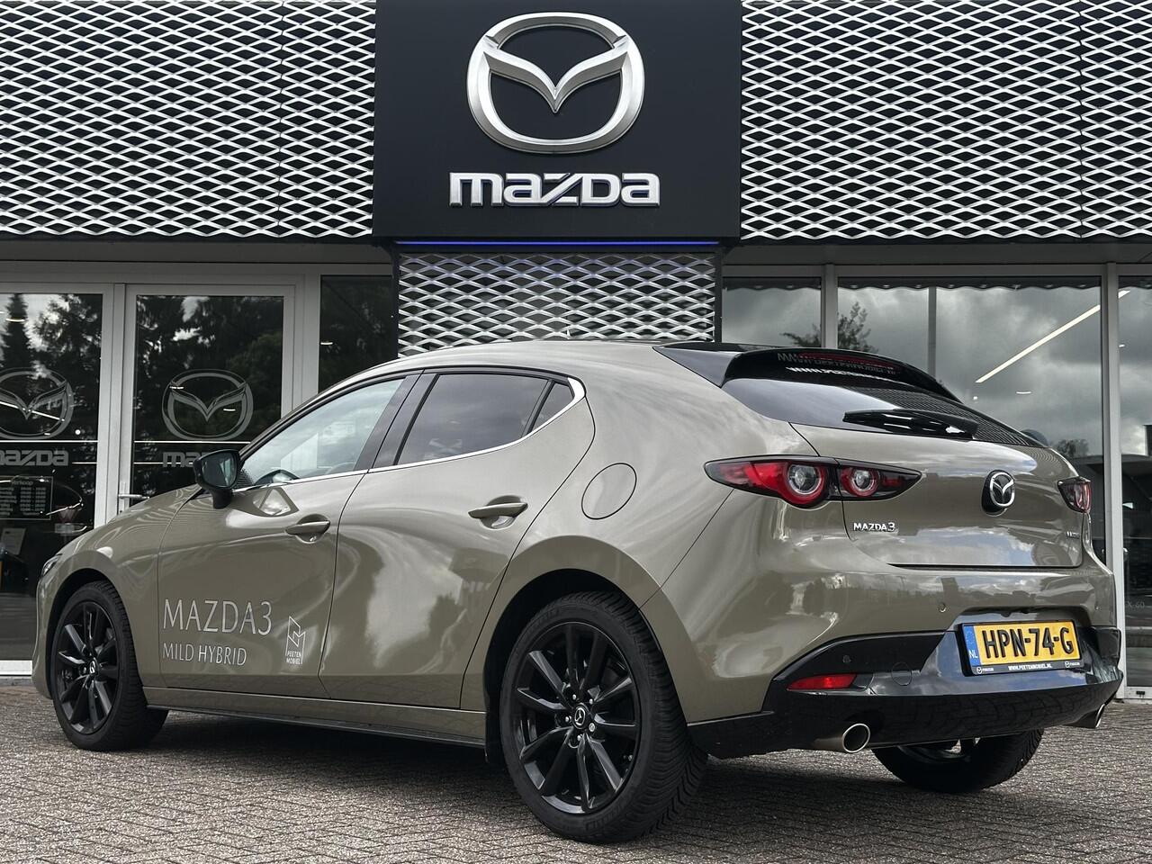 Mazda 3 2.5 e-SkyActiv-G M Hybrid 140 Nagisa | AUTOMAAT | ALL SEASON | CAMERA | PARKEER SENSOREN VOOR EN ACHTER |