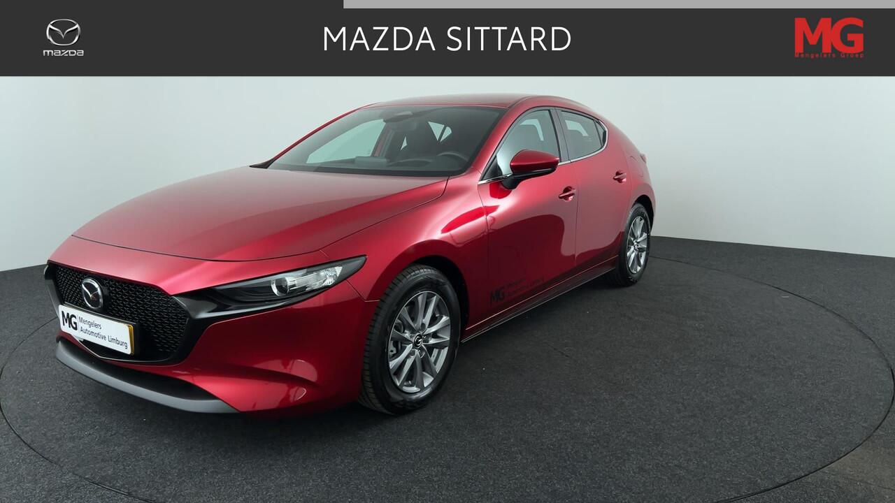 Mazda 3 2.5 e-SkyActiv-G M Hybrid 140 Prime-line Automaat | Rijklaar | Navigatie | Sensoren achter | Achteruitrijcamera