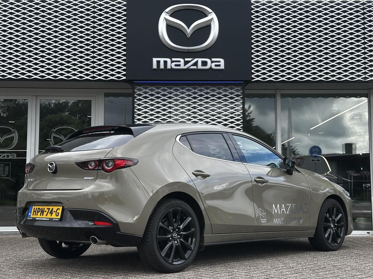 Mazda 3 2.5 e-SkyActiv-G M Hybrid 140 Nagisa | AUTOMAAT | ALL SEASON | CAMERA | PARKEER SENSOREN VOOR EN ACHTER |