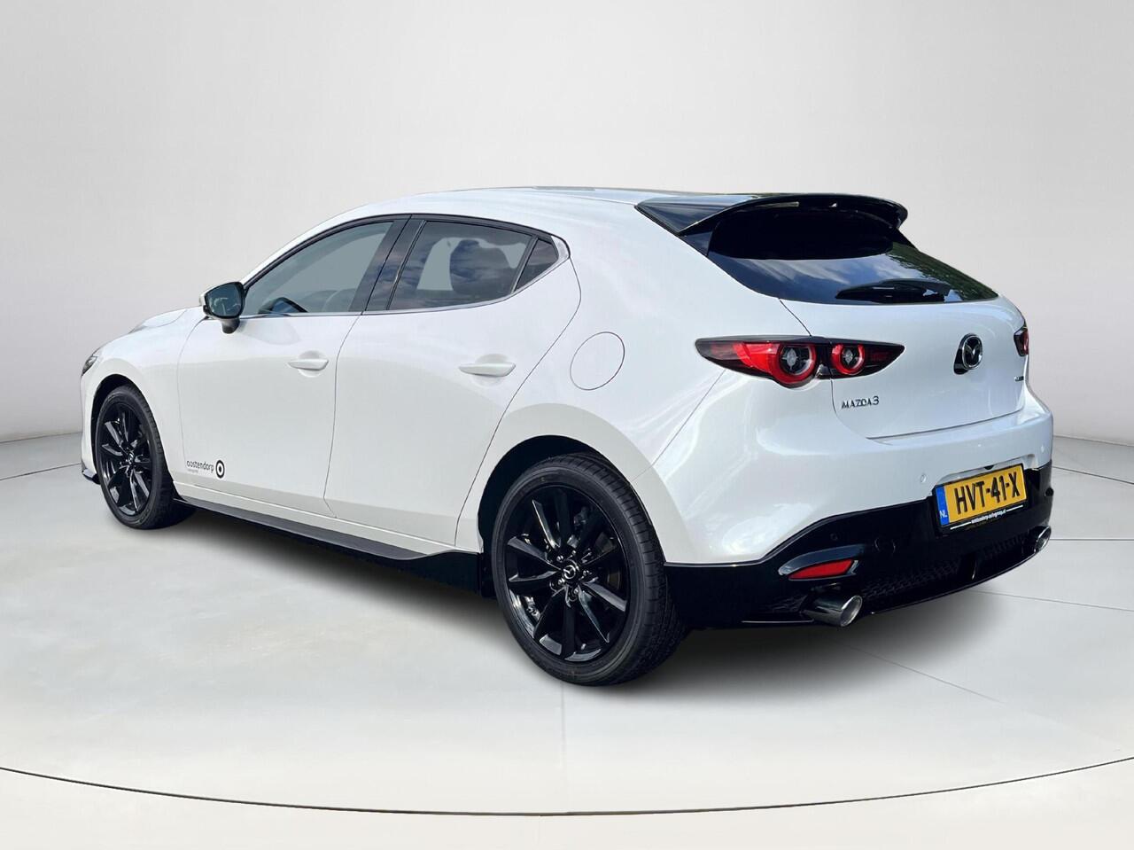 Mazda 3 2.0 e-SkyActiv-X M Hybrid 186 Takumi | Sport pakket | Sunroof Pack | Rood leder |