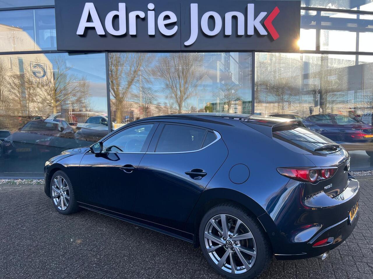 Mazda 3 2.0 e-SkyActiv-X M Hybrid 186 Luxury AUTOMAAT | i-ACTIVE PACK | SUNROOF | LEDER | Bose AUDIO | 360 CAMERA | ALTIJD DEALER ONDERHOUDEN |