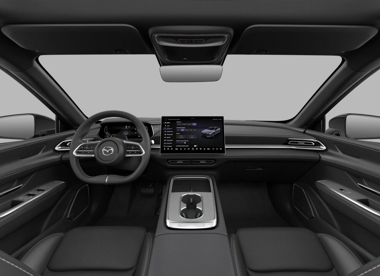 Mazda 6 6e Takumi 68.8 kWh / Machine Grey / Zwart kunstleder