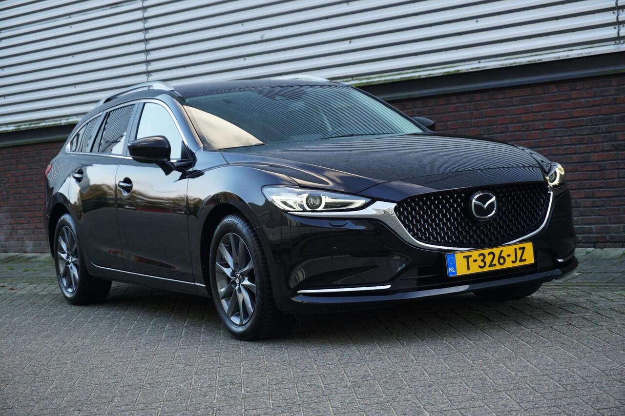 Mazda 6 Sportbreak 2.0 SkyActiv-G 165 Zwart metallic/Trekhaak/Head-Up /Nederlandse auto.