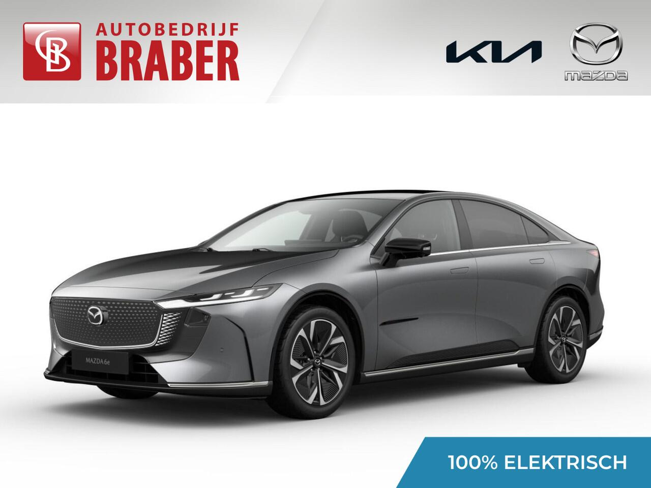 Mazda 6 6e Takumi Long Range 80 kWh | Dit jaar rijden, 17% bijtelling | ¤ 2.000 introductievoordeel bij aanschaf | Zwart leder |