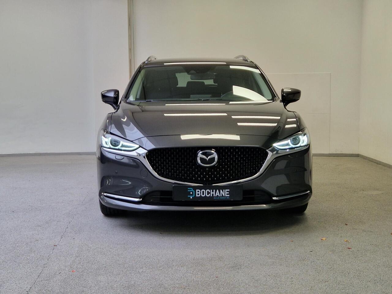 Mazda 6 Sportbreak 2.0 SkyActiv-G 165 Luxury | TREKHAAK | CARPLAY | LEDER | HEAD-UP | STOELKOELING |