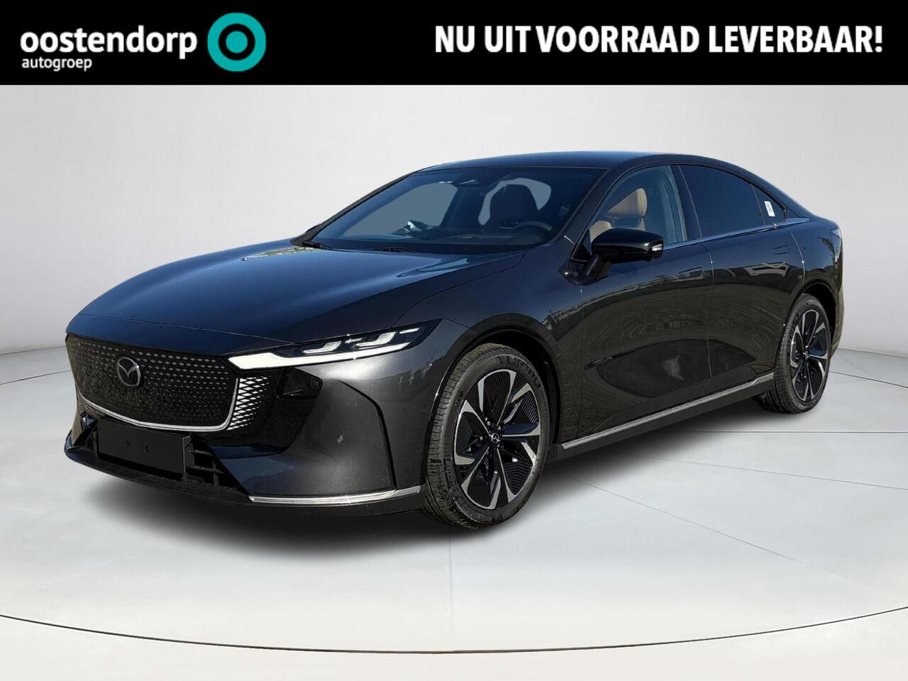 Mazda 6 6e Takumi Plus Long Range 80 kWh | Dit jaar nog rijden 17% bijtelling | Stoelverwarming/verkoeling | Stuurverwarming | Panoramadak | Adaptive cruise-control | Tan Nappa lederen interieur| 360-Camera | SONY-premium audiosysteem |