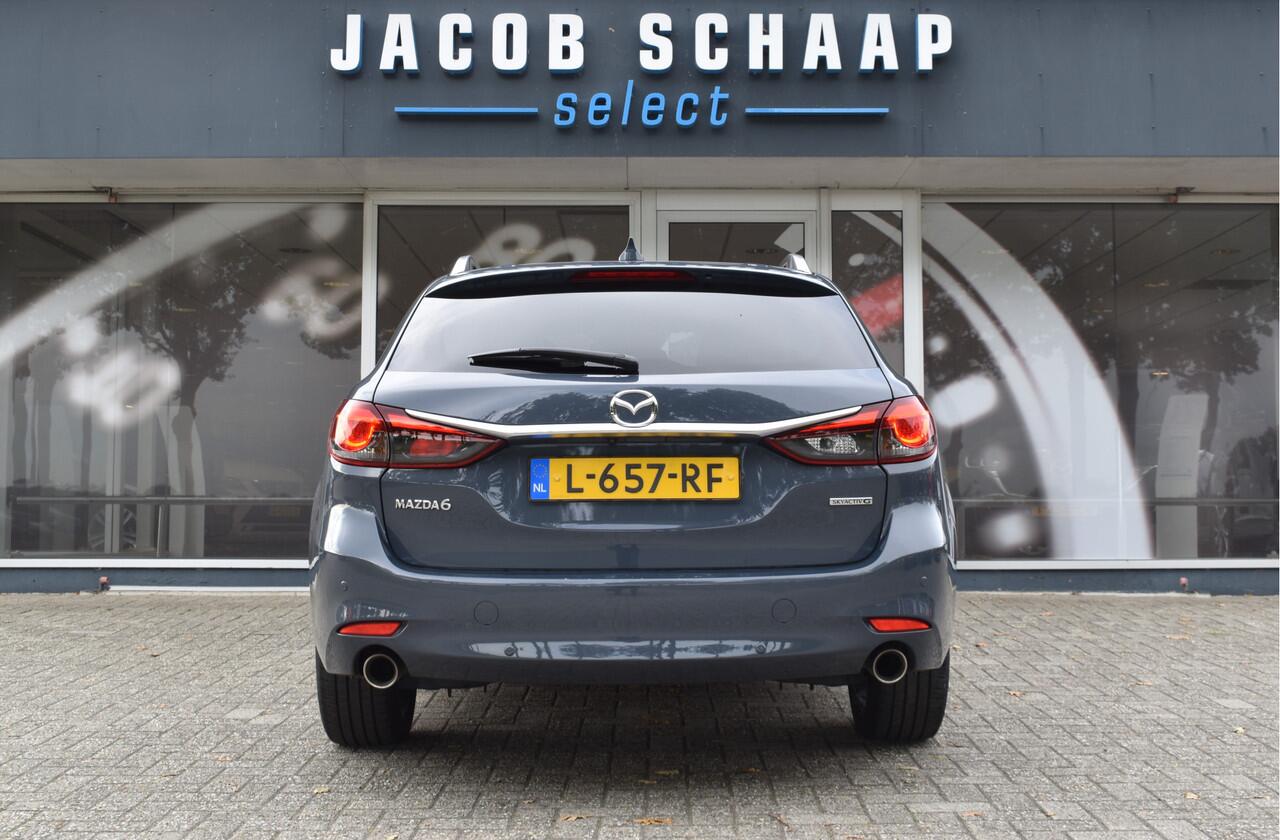 Mazda 6 Sportbreak 2.0 SA G 165 Luxury Automaat / Navi / Adap. Cruise / 19" LM / Carplay / Cameras / Keyless / Stoelverw. + ventilatie