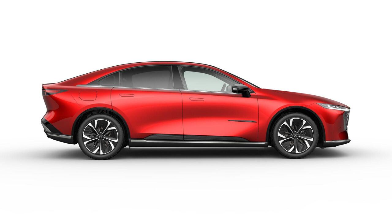 Mazda 6 6e Takumi 68.8 kWh / Soul Red Crystal / Zwart kunstleder