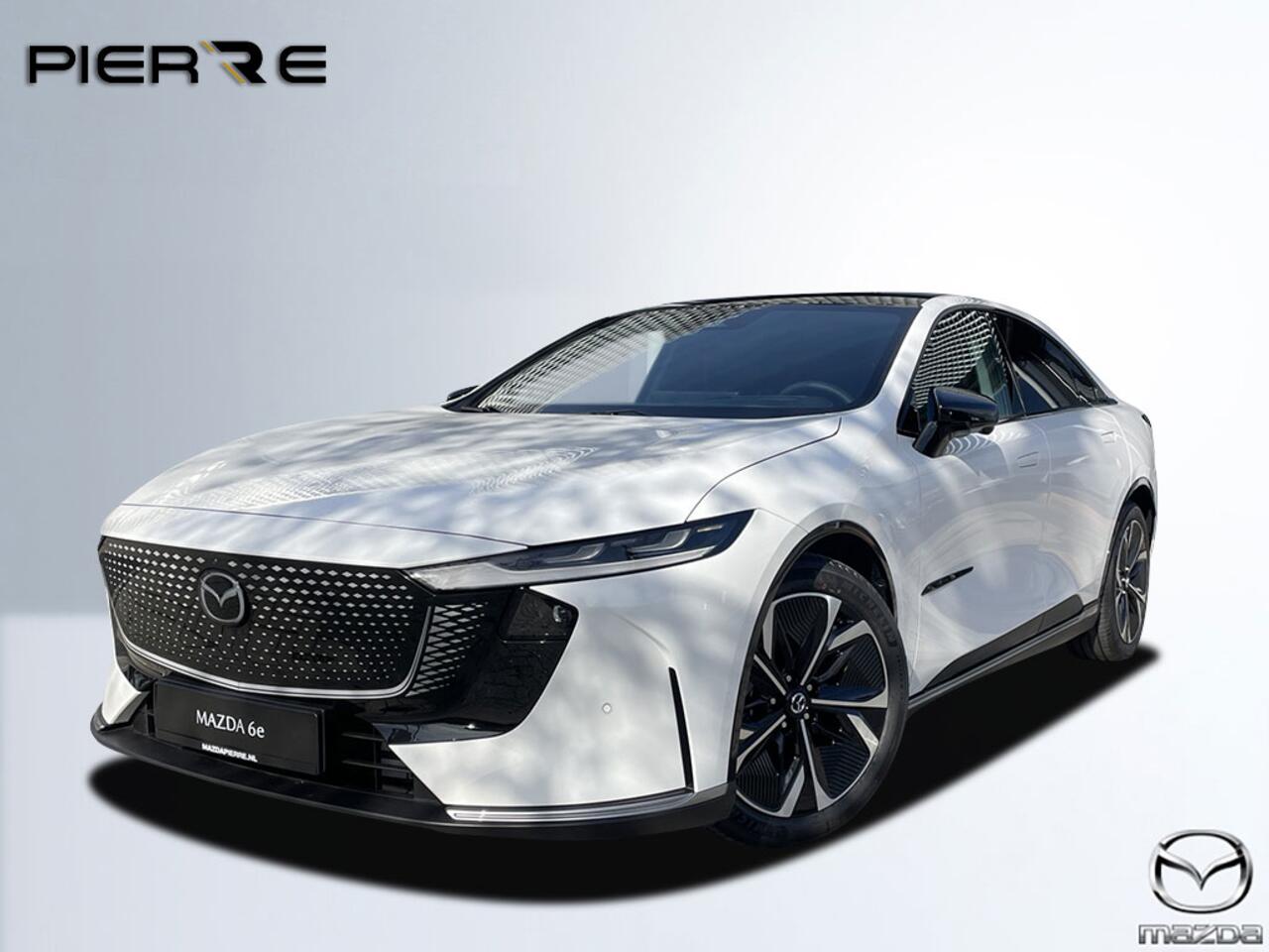 Mazda 6 6e Takumi 68.8 kWh ZWART LEDER INTERIEUR | 360 CAMERA | PANORAMADAK | 19 INCH LMV UIT VOORRAAD LEVERBAAR, TOT 31- DEC 2025 17 % BIJTELLING.