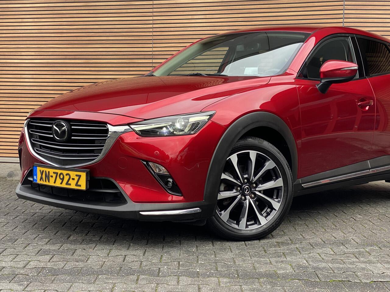 Mazda CX-3 2.0 SkyActiv-G 120 GT-M Leer / Memory Stoel / Navi / Clima / Dodehoek