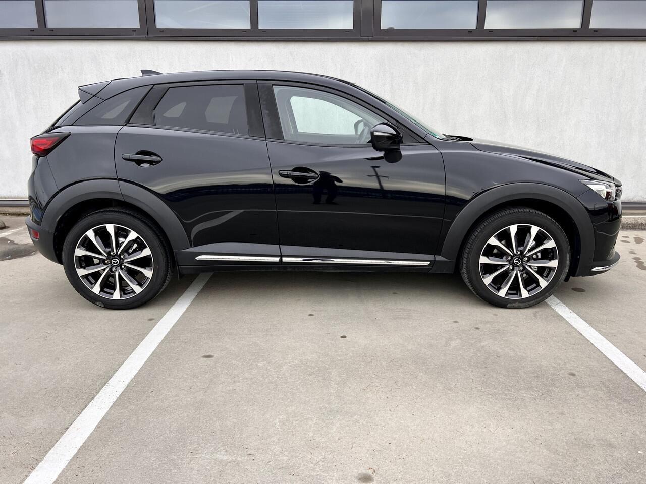 Mazda CX-3 2.0 SkyActiv-G 120 GT-M | LAGE kilometerstand Camera | PDC | Head-up | Dealer onderh. | Trekhaak mogelijk | Sport | Navi | Keyless | 18" | LED | Bose Sound | % Bovag Occasion Partner %