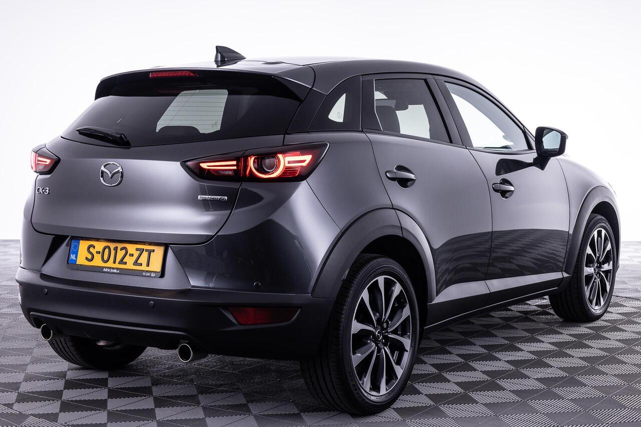 Mazda CX-3 2.0 SkyActiv-G 121 Sport Selected | APPLE CARPLAY | 18 INCH LM | UNIEKE BEIGE LEDER/ALCATARA BEKLEDING | CRUISE CONTROL | PARKEERSENSOREN | DODEHOEK DETECTIE |