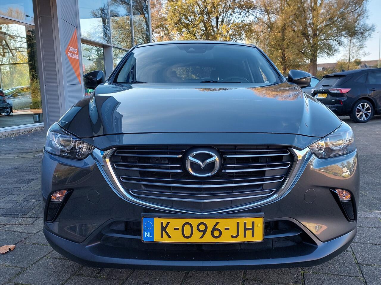 Mazda CX-3 2.0 SkyActiv-G 121pk Automaat Comfort | Origineel NL | Navi | Clima | Cruise | Dodehoek+Rijstrook+Licht+Regensensor | Keyless Start | Stoelverwarming | Pdc | Privacy Glass | 16''lm