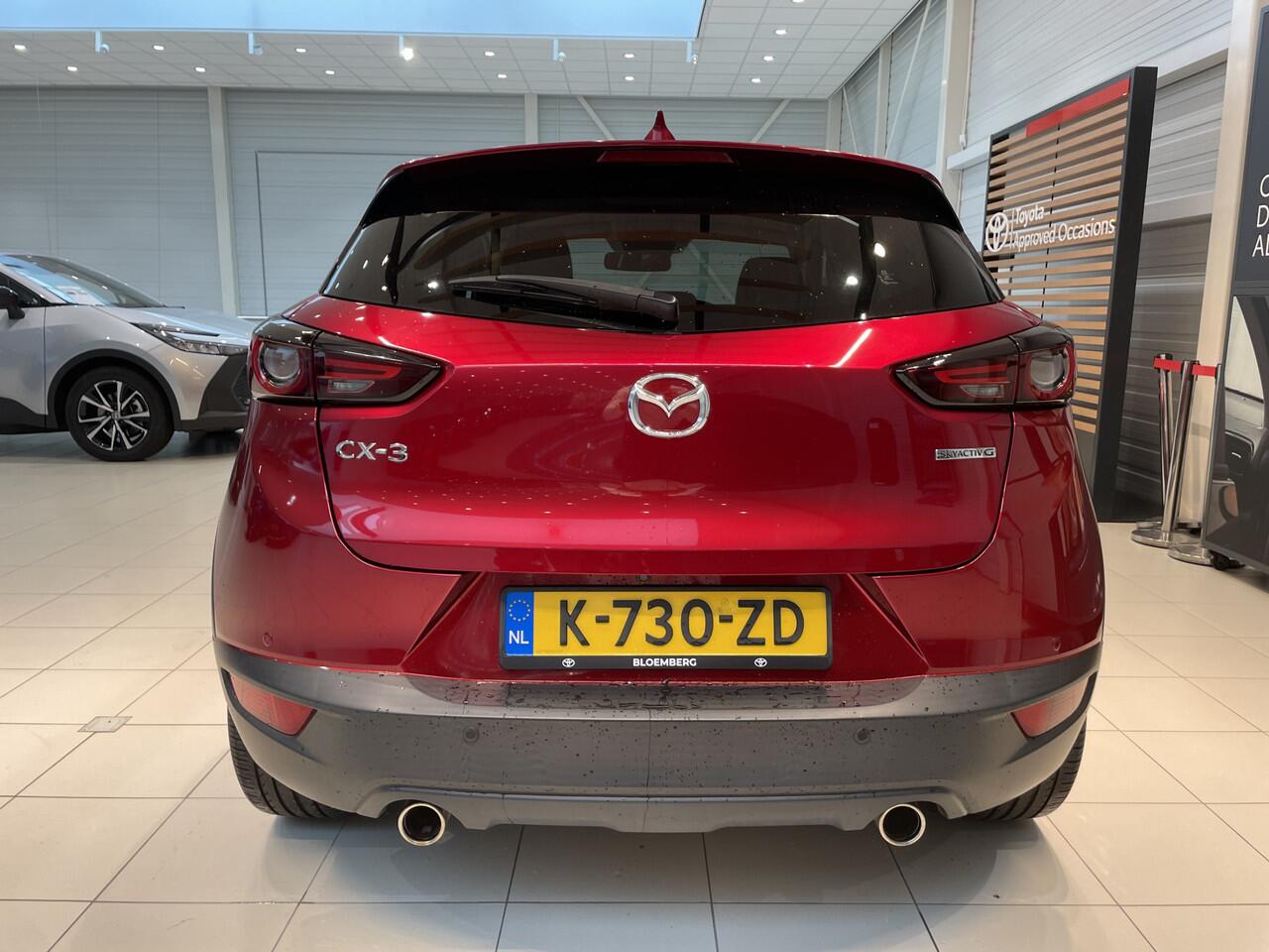Mazda CX-3 2.0 SkyActiv-G 121 Luxury | Head up display | Fabrieksnavigatie | Parkeersensoren |