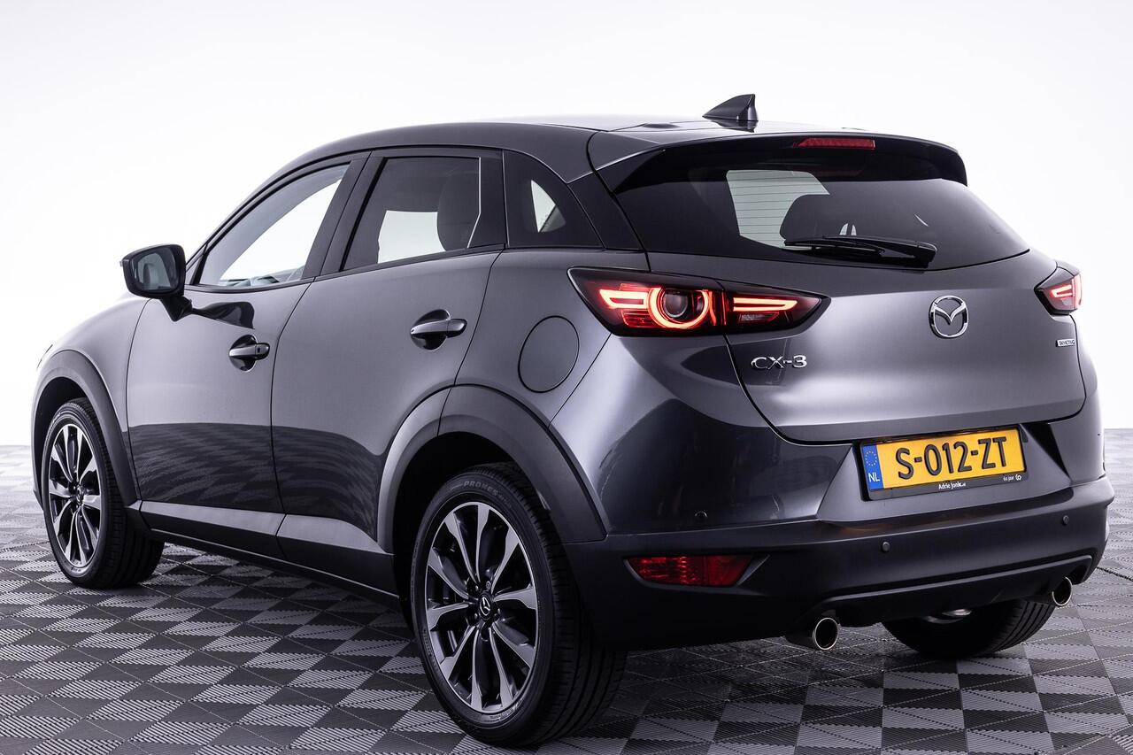 Mazda CX-3 2.0 SkyActiv-G 121 Sport Selected | APPLE CARPLAY | 18 INCH LM | UNIEKE BEIGE LEDER/ALCATARA BEKLEDING | CRUISE CONTROL | PARKEERSENSOREN | DODEHOEK DETECTIE |