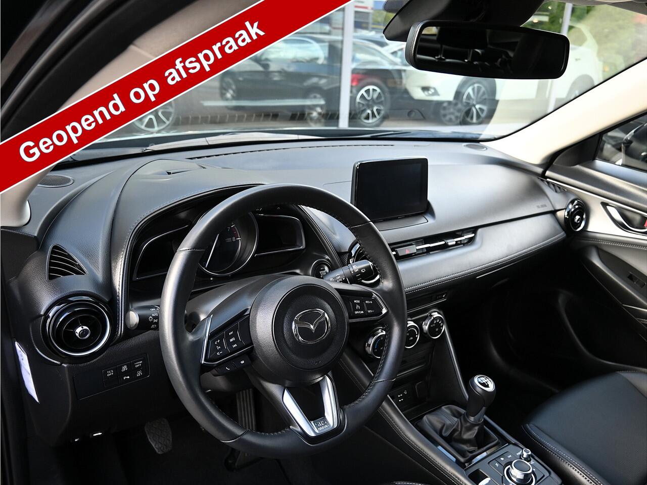 Mazda CX-3 2.0 SkyActiv-G 121 Luxury BLIS, clima, cruise, camera, LED, 2x PDC, navi, zie omschrijving