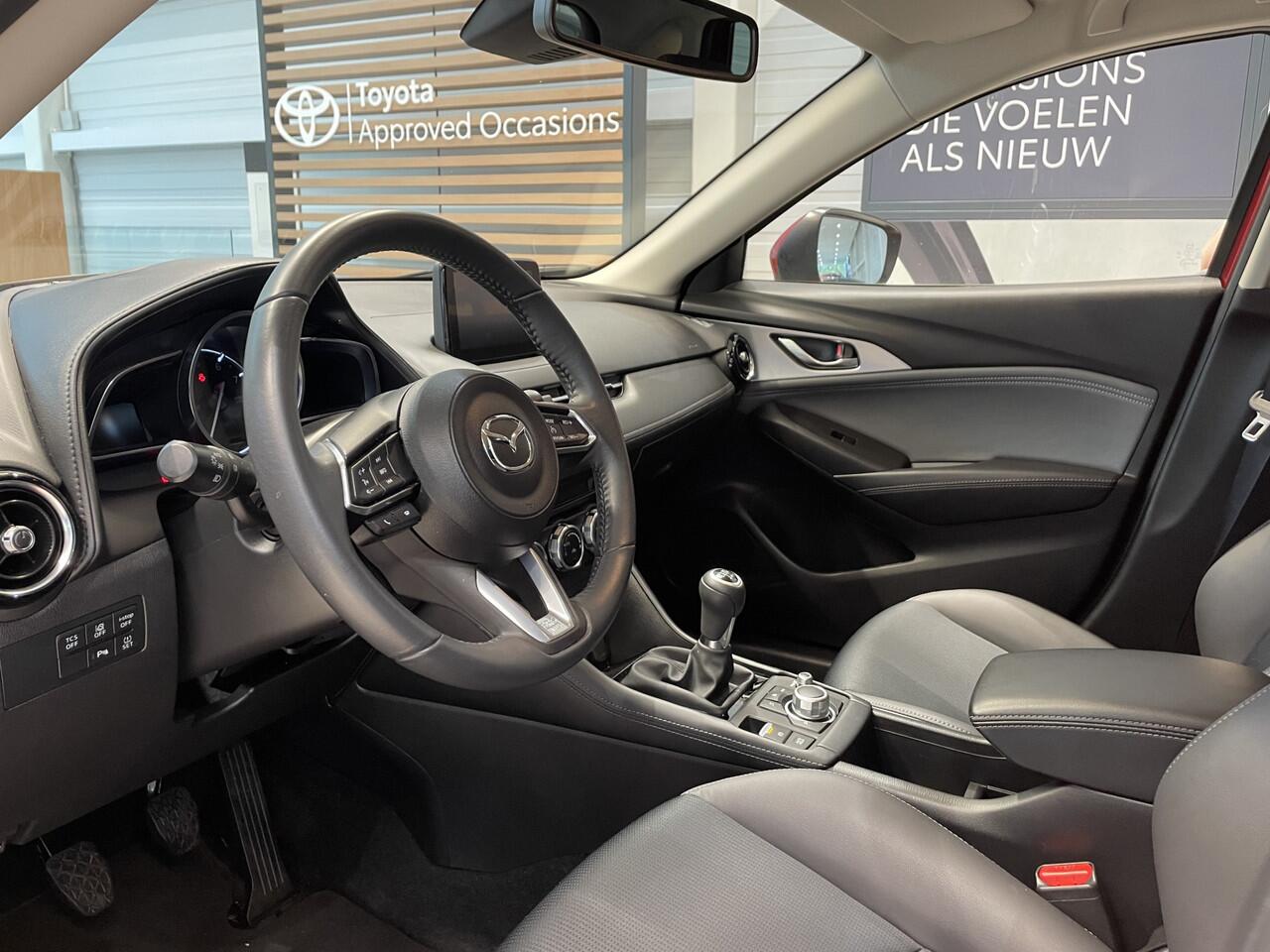 Mazda CX-3 2.0 SkyActiv-G 121 Luxury | Head up display | Fabrieksnavigatie | Parkeersensoren |