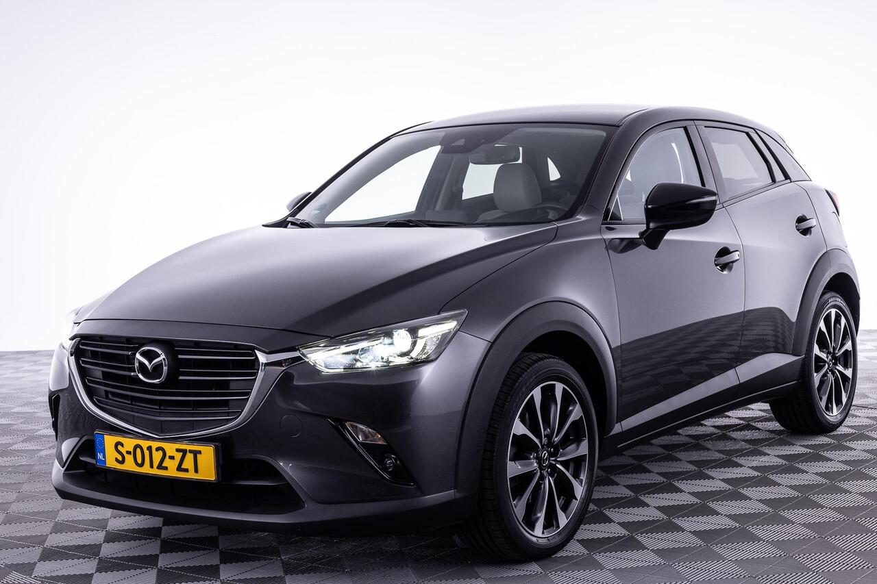 Mazda CX-3 2.0 SkyActiv-G 121 Sport Selected | APPLE CARPLAY | 18 INCH LM | UNIEKE BEIGE LEDER/ALCATARA BEKLEDING | CRUISE CONTROL | PARKEERSENSOREN | DODEHOEK DETECTIE |