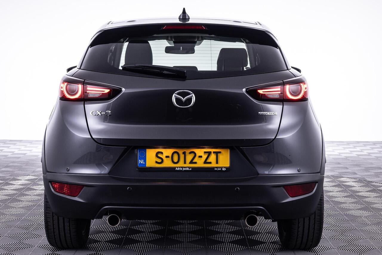 Mazda CX-3 2.0 SkyActiv-G 121 Sport Selected | APPLE CARPLAY | 18 INCH LM | UNIEKE BEIGE LEDER/ALCATARA BEKLEDING | CRUISE CONTROL | PARKEERSENSOREN | DODEHOEK DETECTIE |