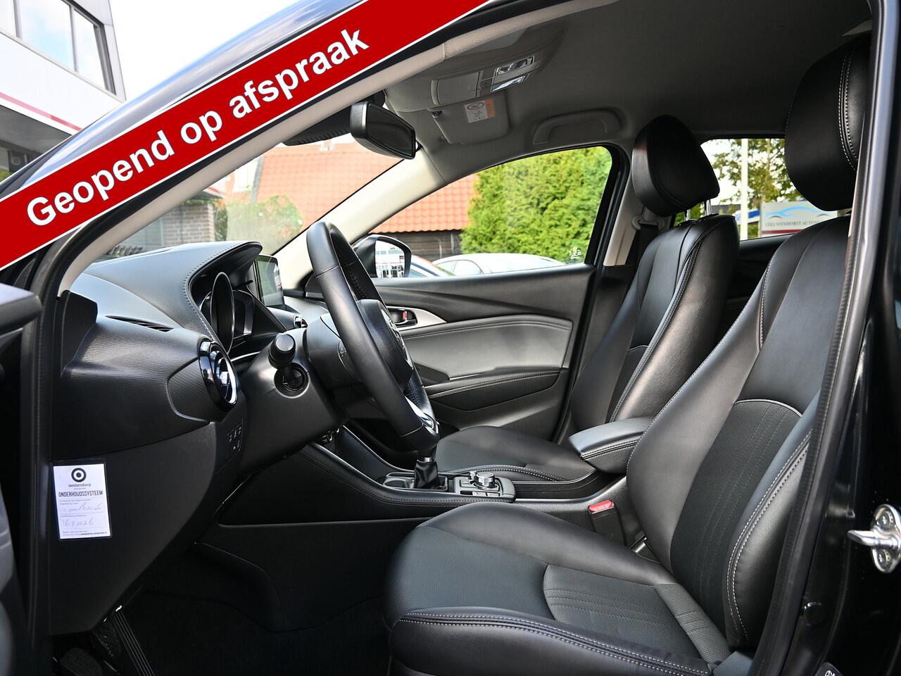 Mazda CX-3 2.0 SkyActiv-G 121 Luxury BLIS, clima, cruise, camera, LED, 2x PDC, navi, zie omschrijving