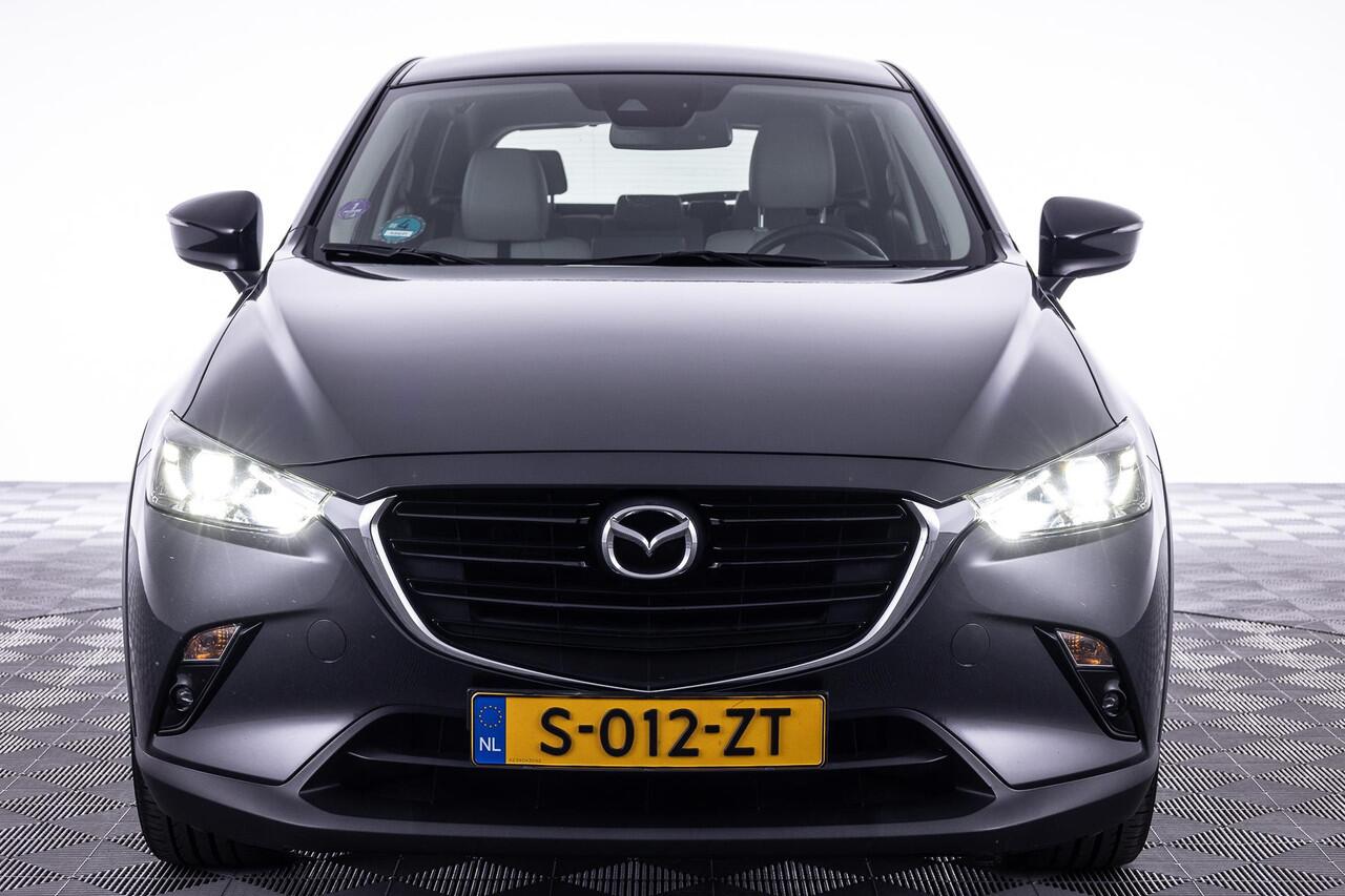Mazda CX-3 2.0 SkyActiv-G 121 Sport Selected | APPLE CARPLAY | 18 INCH LM | UNIEKE BEIGE LEDER/ALCATARA BEKLEDING | CRUISE CONTROL | PARKEERSENSOREN | DODEHOEK DETECTIE |