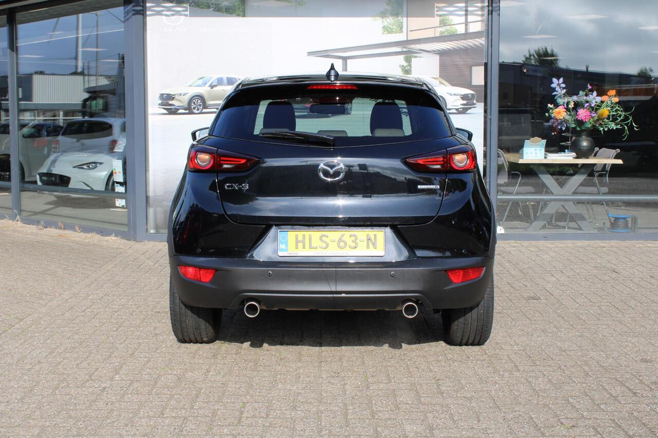 Mazda CX-3 2.0 SkyActiv-G 121 Luxury , Automaat, Wit Leder, Navi, Apple Carplay, Clima, Cruise, LMV 18 Inch, Stoelverwarming