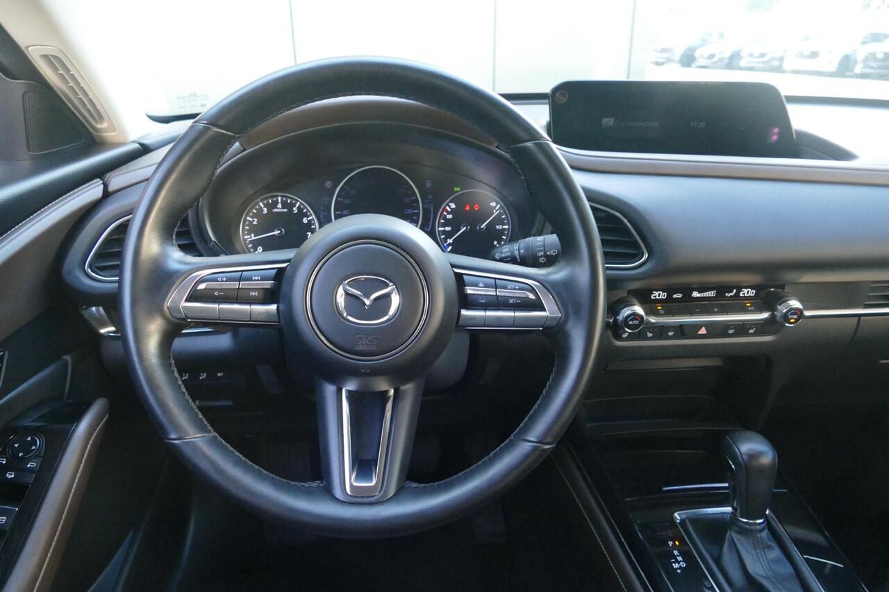 Mazda CX-30 2.0 e-SkyActiv-X M Hybrid Luxury |Full option | TREKHAAK | 360* CAMERA | LEER | ALL-SEASON BANDEN | RIJKLAARPRIJS |