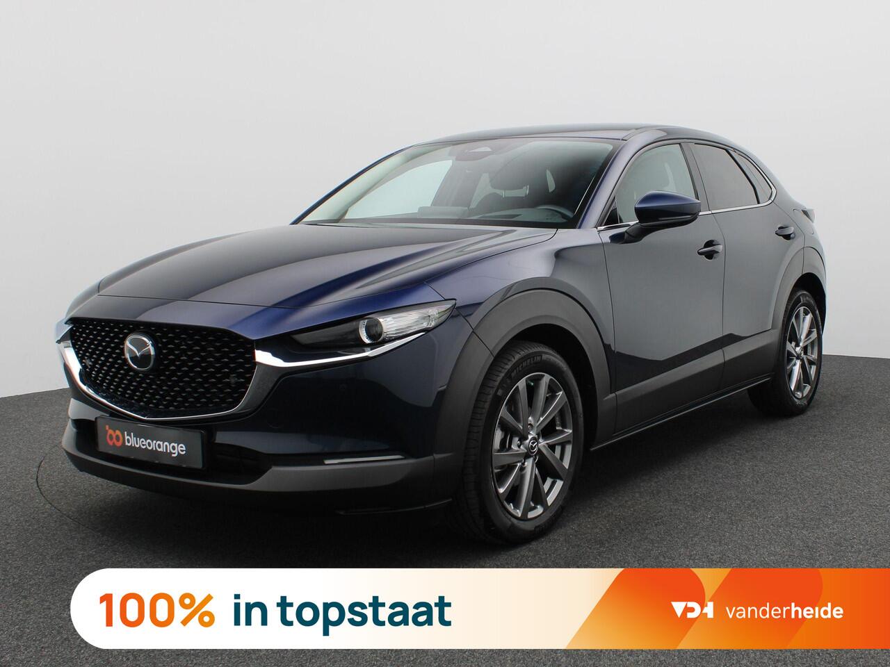 Mazda CX-30 2.0 e-SkyActiv-X M Hybrid Homura 186PK Aut. Head-up display, Trekhaak, Dodehoek detectie, Keyless, Elektr. Achterklep, Stoelverwarming, 18" LM Velgen, Adaptieve Cruise Control, Camera