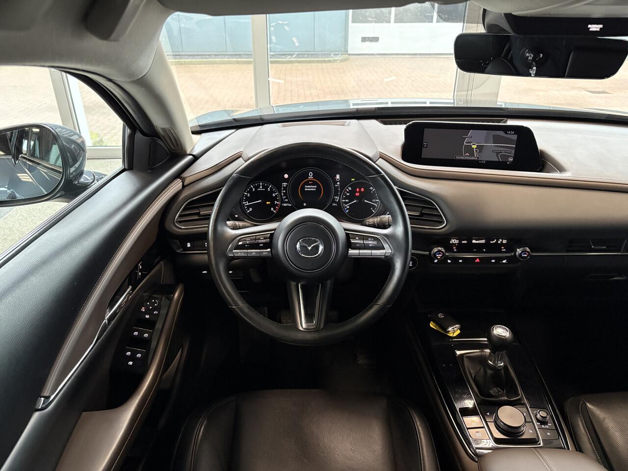 Mazda CX-30 2.0 e-SkyActiv-X 180pk Hybrid Luxury LEDER/BOSE/HUD/DODEHOEK/CAMERA/18INCH/PDC/KEYLESS