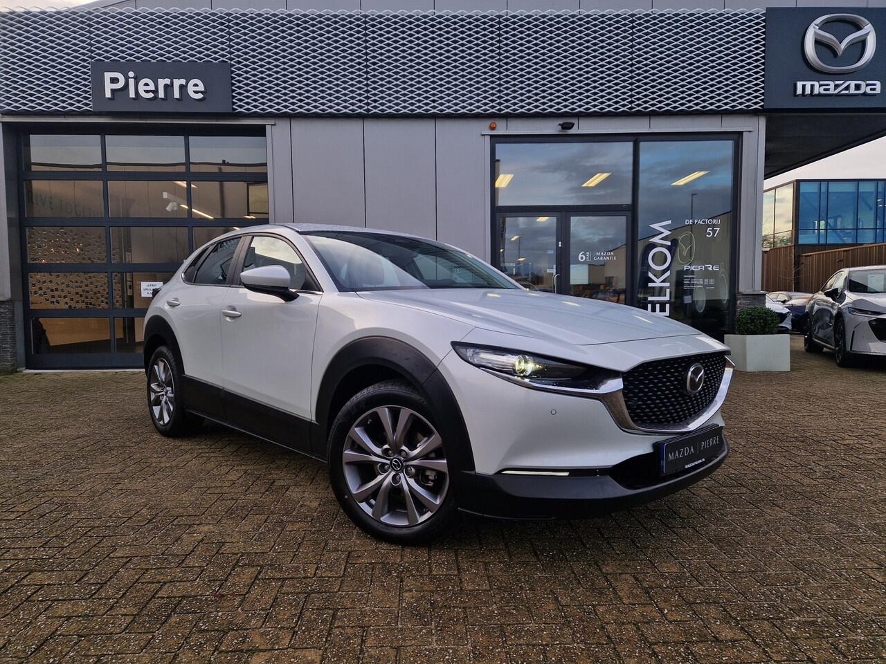 Mazda CX-30 2.0 e-SkyActiv-G 122 M Hybrid Exclusive-line NAVI | ACHTERUITRIJCAMERA | 18 INCH LMV TREKHAAK | PARKEERSENSOREN