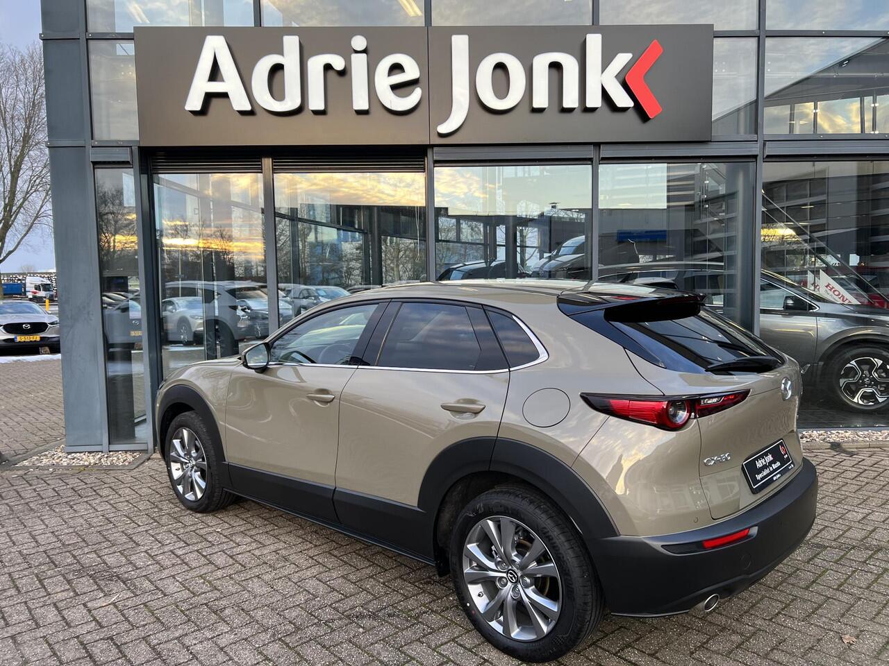 Mazda CX-30 2.5 e-SkyActiv-G M Hybrid Takumi | AUTOMAAT |LEDER | Bose AUDIO | 360 CAMERA | EL.A.KLEP | Bijna NIEUWE AUTO | ¤ 9.500,- voordeel!!!
