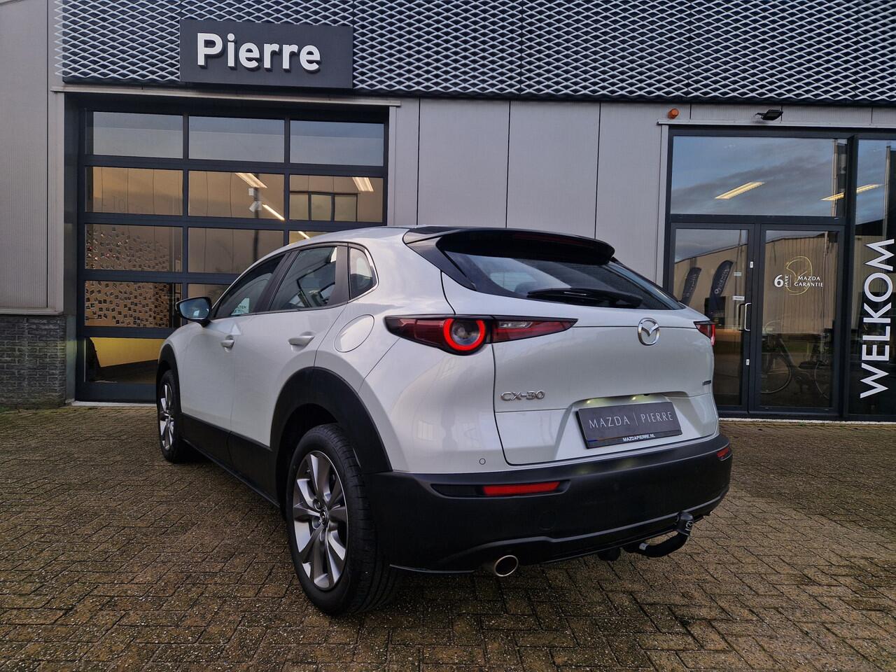Mazda CX-30 2.0 e-SkyActiv-G 122 M Hybrid Exclusive-line NAVI | ACHTERUITRIJCAMERA | 18 INCH LMV TREKHAAK | PARKEERSENSOREN