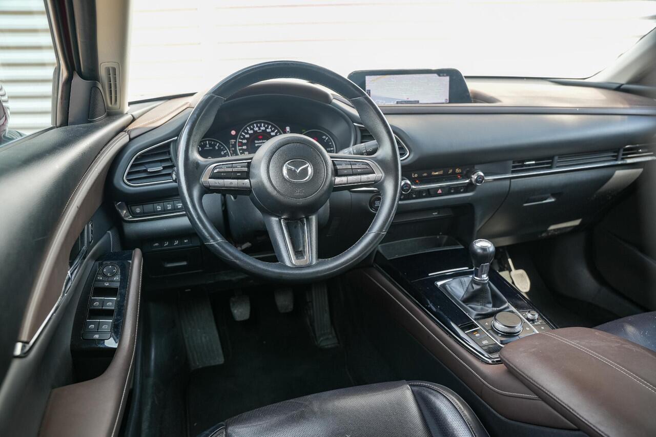 Mazda CX-30 2.0 e-SkyActiv-X M Hybrid Comfort Leder Stuurwielbed. Airco Parkeersensoren Camera