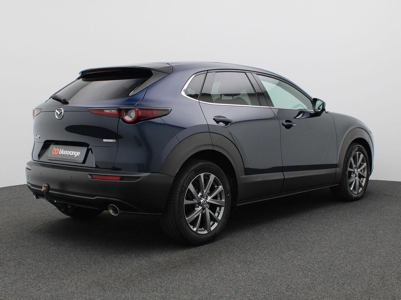 Mazda CX-30 2.0 e-SkyActiv-X M Hybrid Homura 186PK Aut. Head-up display, Trekhaak, Dodehoek detectie, Keyless, Elektr. Achterklep, Stoelverwarming, 18" LM Velgen, Adaptieve Cruise Control, Camera