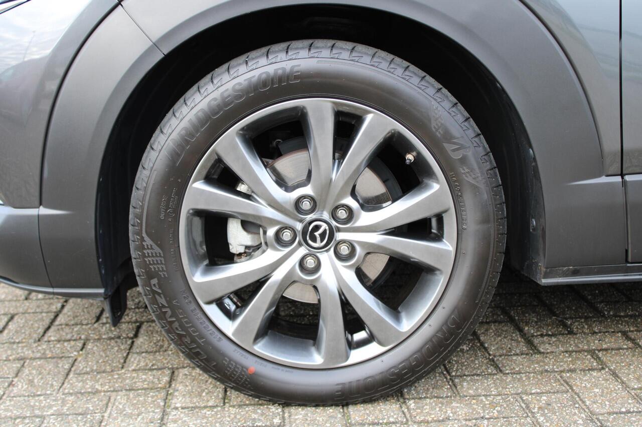 Mazda CX-30 2.0 e-SkyActiv-X 186 M Hybrid Luxury , Schuif/Kanteldak, Leder, 360 Camera, Navi, Bose, Adap.Cruise, Stoel/Stuurverwarming, Apple Carplay, Android Auto, Clima, LMV 18 Inch, HUD, LKA, PDC