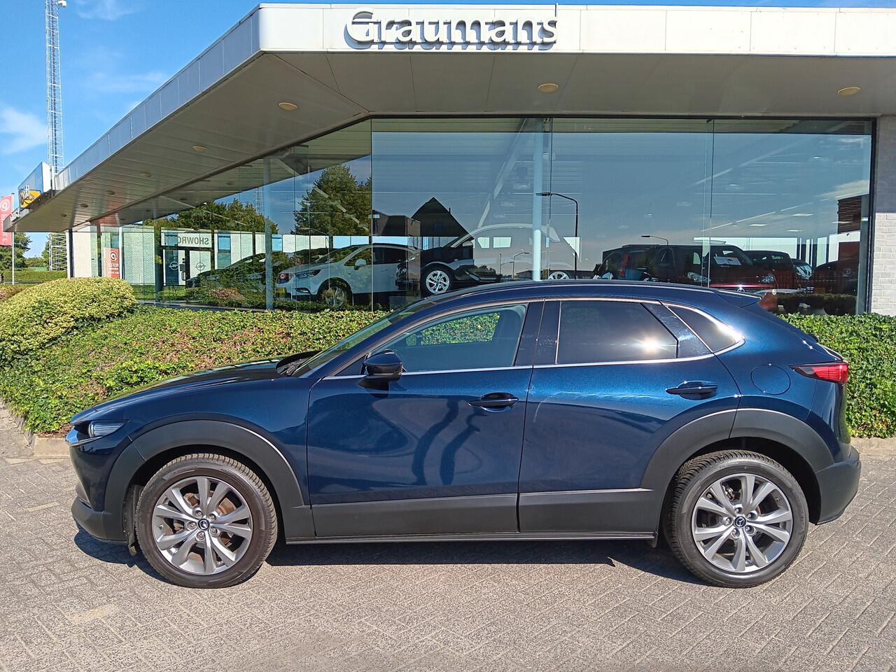 Mazda CX-30 2.0 e-SkyActiv M Hybrid 150PK Luxury AUTOMAAT, Leder, Navi, Clima, Head-up, etc. incl. 12 MND BOVAGGARANTIE