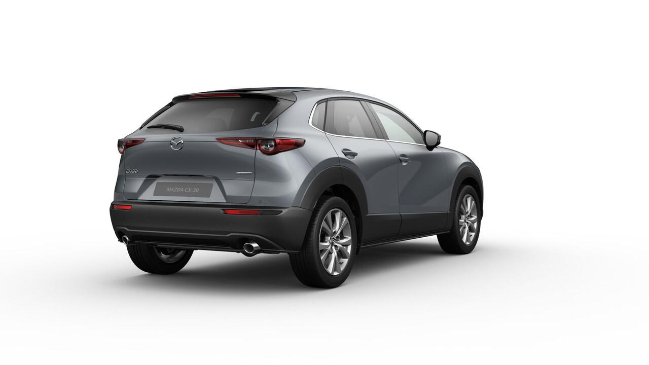 Mazda CX-30 2.5 e-SkyActiv-G M AUTOMAAT Hybrid Exc-l Bns Edition NAVI | CAMERA RONDOM | WINTERPAKKET 43.390,- -¤ 3000 inruilvoordeel 6 JAAR GARANTIE!