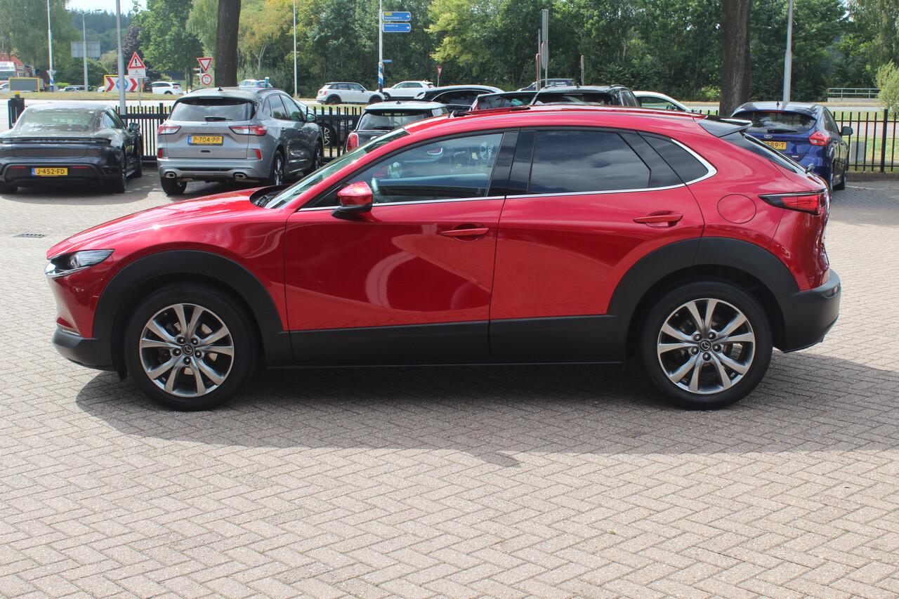 Mazda CX-30 2.0 e-SkyActiv-X M Hybrid Luxury / Schiufdak / 360Camera / Head-up / Leder / 18'' / Navigatie / Stoelverwarming / DAB / ACC