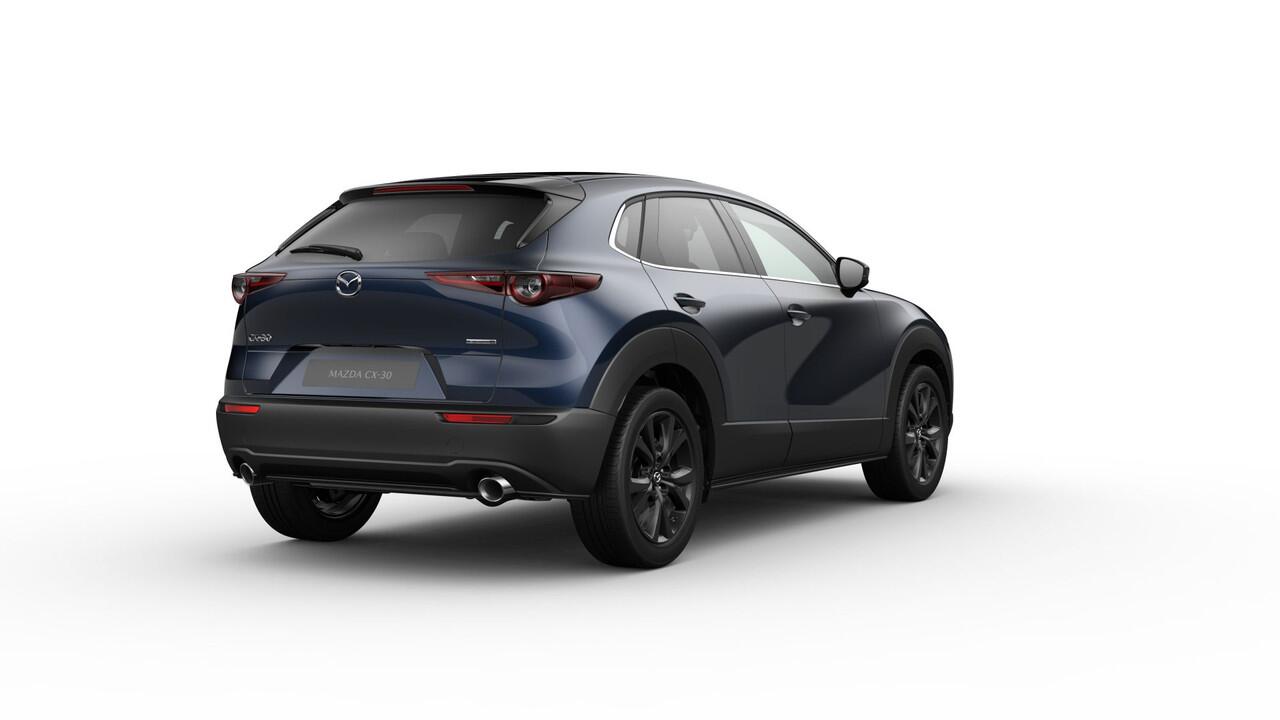 Mazda CX-30 2.5 e-SkyActiv-G M AUTOMAAT Hybrid Nagisa NAVI | ACHTERUITRIJCAMERA | APPLE CARPLAY | PARKEERSENSOREN V+A 45.090,- ¤ 3000 inruilvoordeel 6 JAAR GARANTIE!