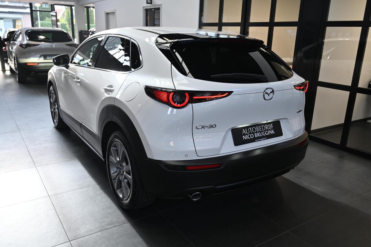 Mazda CX-30 e-SkyActiv-G 150 automaat Exclusive-line met Black Comfort Pack/Driver Assistance & Sound Pack en Design Pack *Dealeronderhouden* *BTW* *All-in prijs*