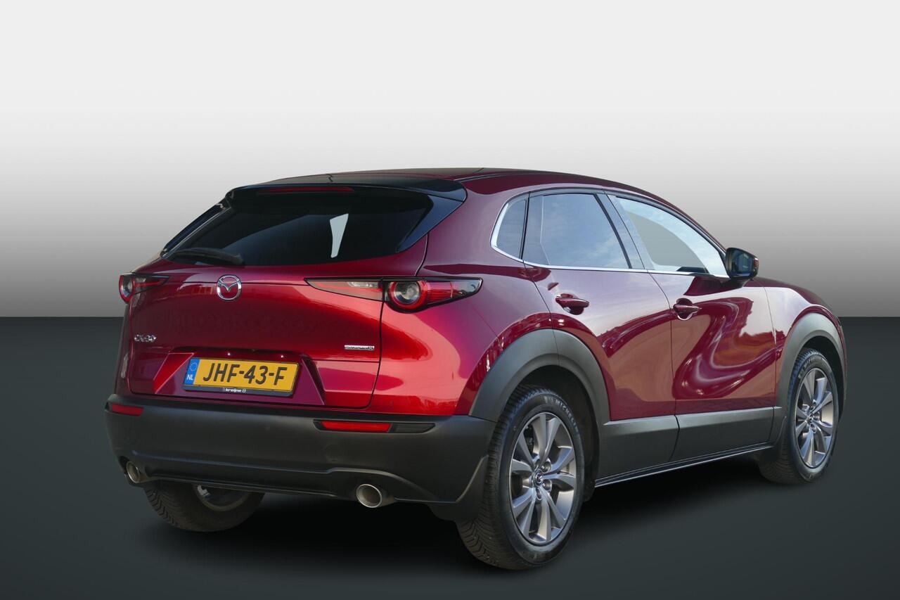 Mazda CX-30 2.0 e-SkyActiv-X M Hybrid Luxury |Full option | TREKHAAK | 360* CAMERA | LEER | ALL-SEASON BANDEN | RIJKLAARPRIJS |