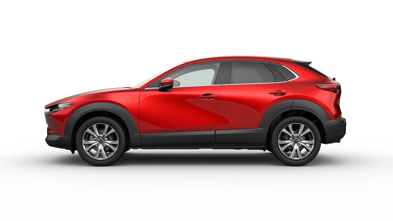 Mazda CX-30 2.5 e-SkyActiv-G M AUTOMAAT Hybrid Exc-l Bns Edition NAVI | CAMERA RONDOM | WINTERPAKKET 43.740,- -¤ 3000 inruilvoordeel 6 JAAR GARANTIE!