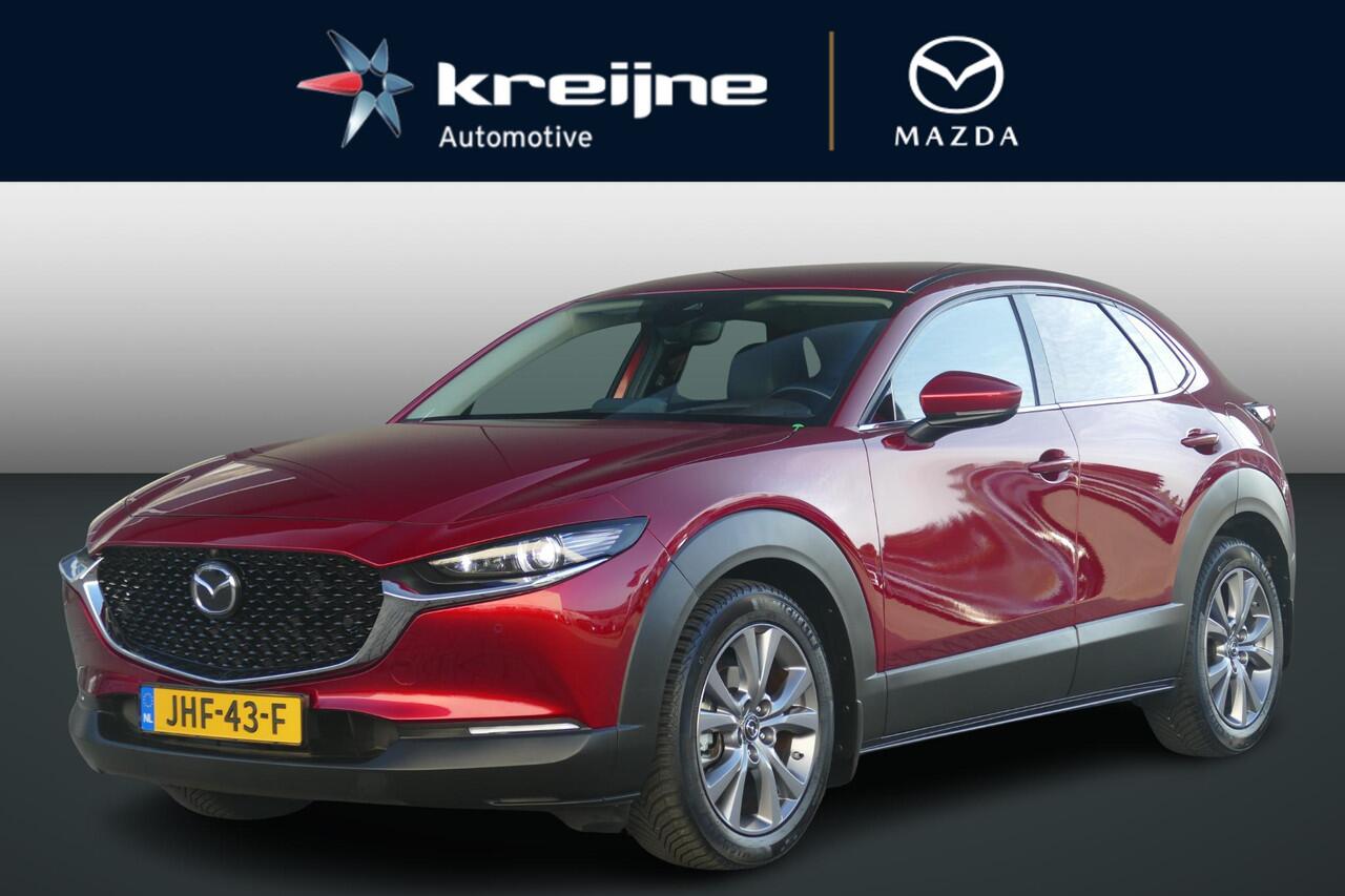 Mazda CX-30 2.0 e-SkyActiv-X M Hybrid Luxury |Full option | TREKHAAK | 360* CAMERA | LEER | ALL-SEASON BANDEN | RIJKLAARPRIJS |