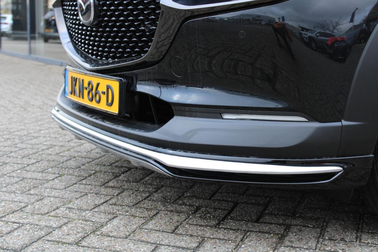 Mazda CX-30 2.0 e-SkyActiv-X 186 M Hybrid Nagisa , Demovoordeel ¤ 7.500,-, Automaat, Aero/Accessoires Pakket, Adap. Cruise, Bose, Clima, LMV 18 Inch, Camera, PDC, Navi, HUD, Apple Carplay
