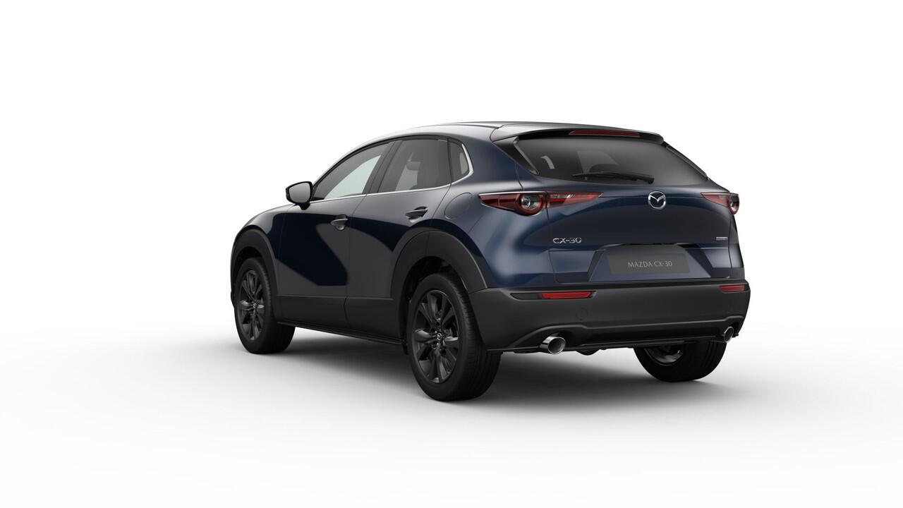Mazda CX-30 2.5 e-SkyActiv-G M AUTOMAAT Hybrid Nagisa NAVI | ACHTERUITRIJCAMERA | APPLE CARPLAY | PARKEERSENSOREN V+A 45.090,- ¤ 3000 inruilvoordeel 6 JAAR GARANTIE!